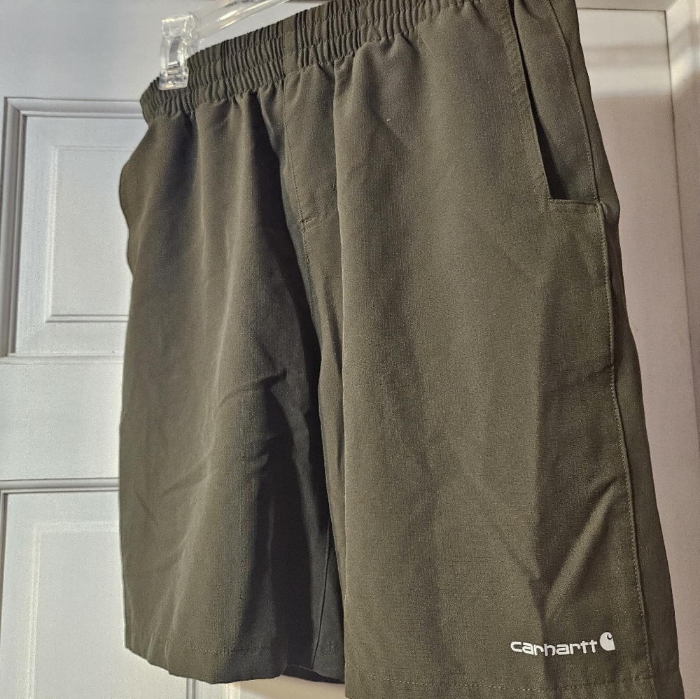 Carhartt Youth Olive Shorts Size 14-16